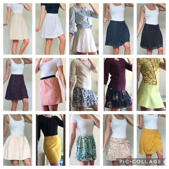 GAP Navy Eyelet Skirt - Picture 8 of 9